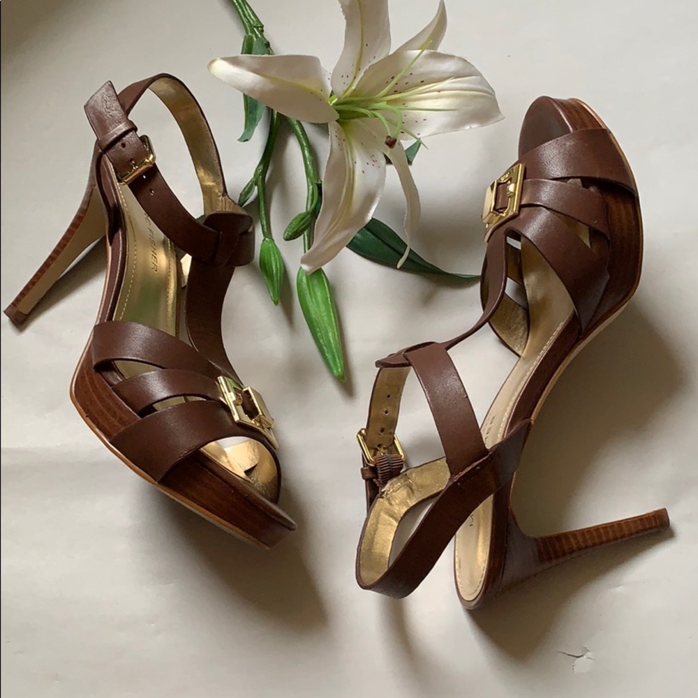 MARC FISHER 3 1/2” Heels, Leather Upper